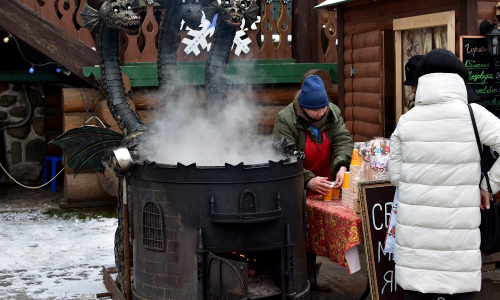 Словенцы в праздничной Москве.